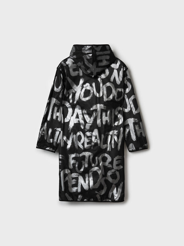 PLAYTODAY Дождевик 589865 12621010 черный,серебряный