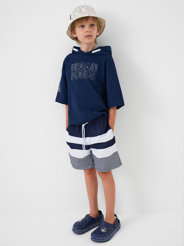 PLAYTODAY Шорты плавательные 589884 12611413 белый,тёмно-синий