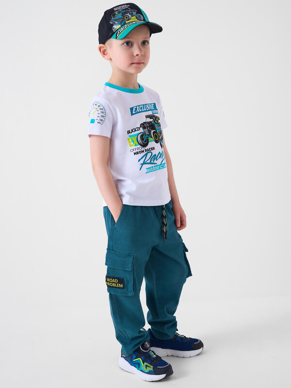 PLAYTODAY Полуботинки 589902 12612745 тёмно-синий,зеленый