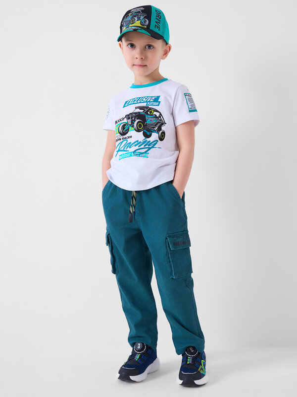 PLAYTODAY Полуботинки 589902 12612745 тёмно-синий,зеленый