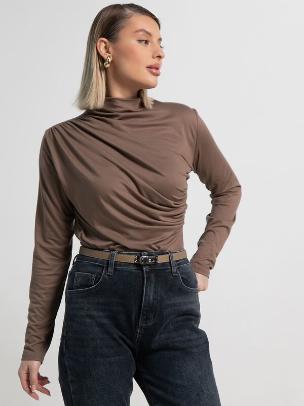 LT Collection Лонгслив 589923 Б15510-7М коричневый