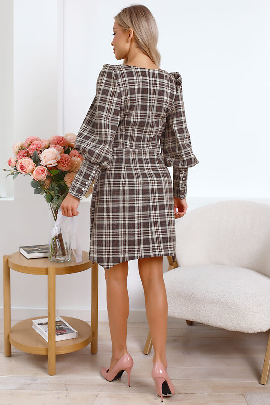 LT Collection Платье 589927 П15484-45М коричневый