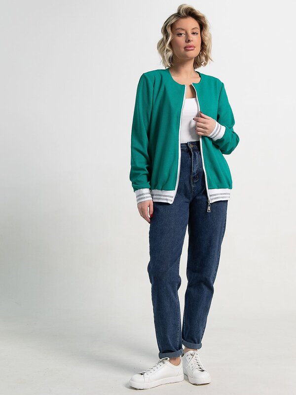 LT Collection Бомбер 589929 Б15407-7М зеленый