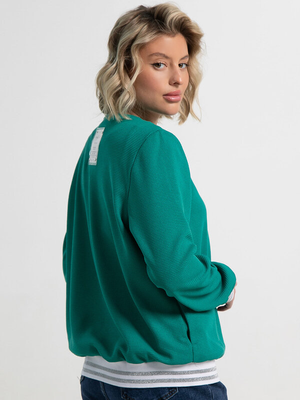 LT Collection Бомбер 589929 Б15407-7М зеленый