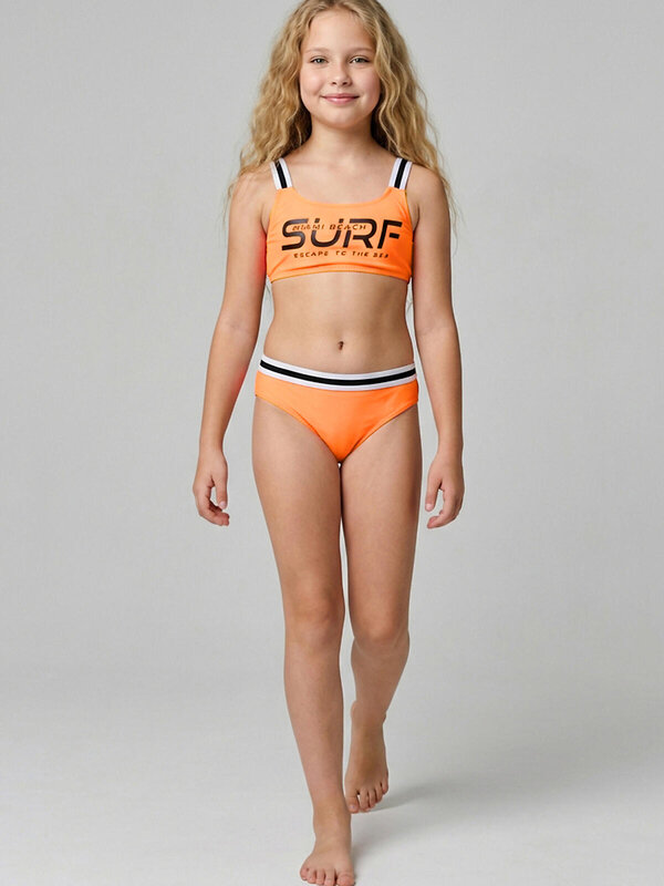 PLAYTODAY Купальный костюм 589963 12621245 коралловый неоновый