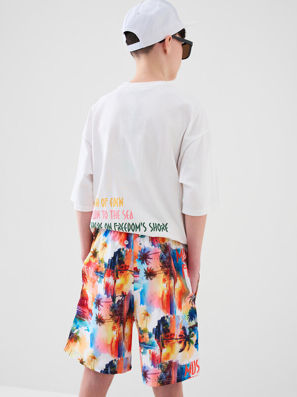 PLAYTODAY Шорты плавательные 589976 12611404 белый,оранжевый