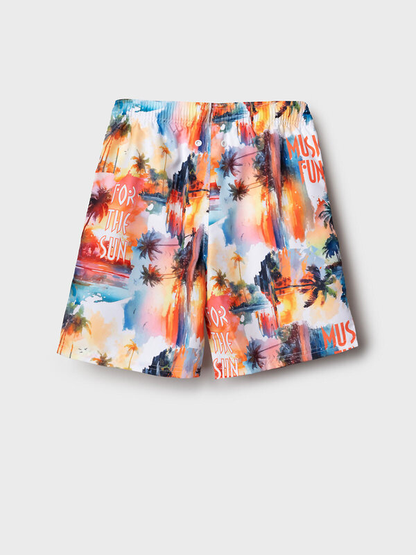 PLAYTODAY Шорты плавательные 589976 12611404 белый,оранжевый