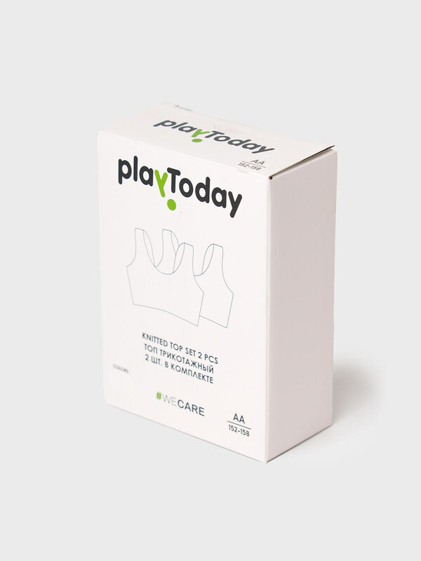 PLAYTODAY Топ 589985 12621157 зеленый,светло-розовый