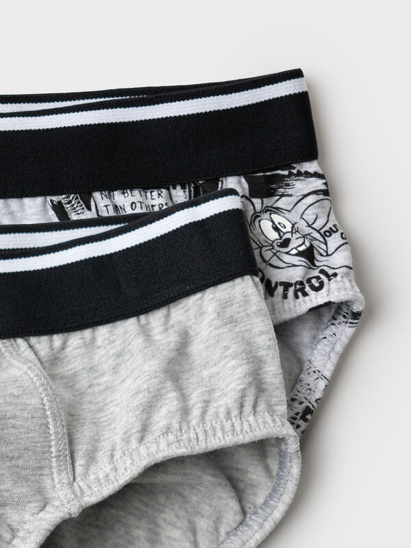 PLAYTODAY Трусы 590013 12611324 серый меланж,белый,черный