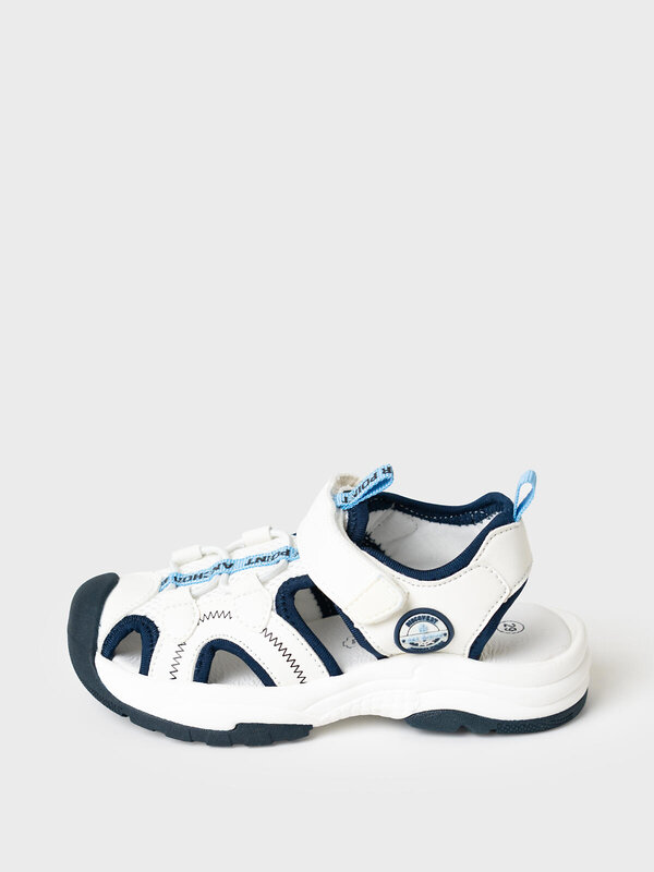PLAYTODAY Сандалии 590023 12612754 белый,тёмно-синий