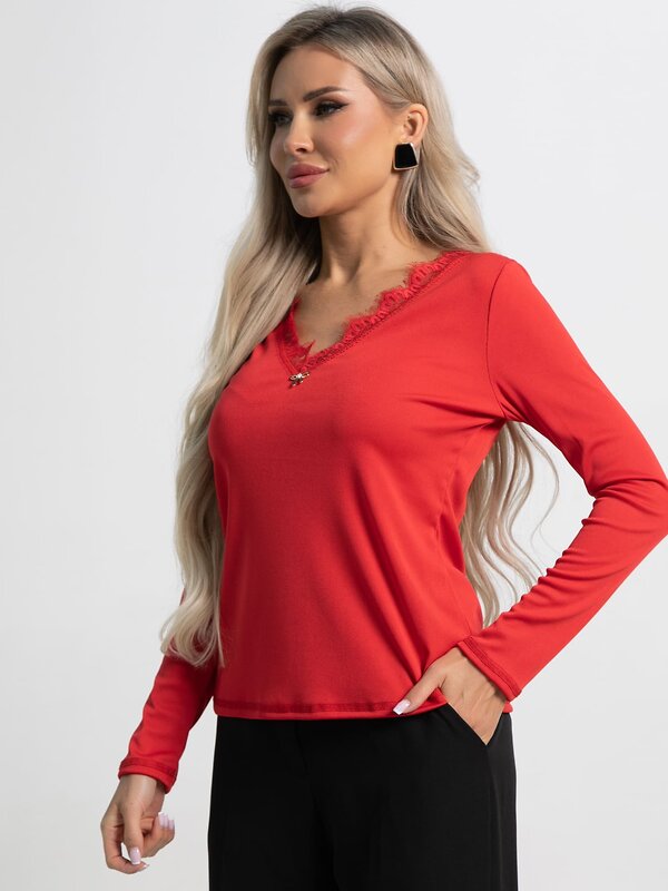 LT Collection Блуза 590054 Б15490-24М красный