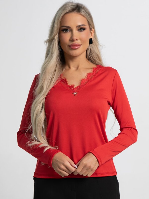 LT Collection Блуза 590054 Б15490-24М красный