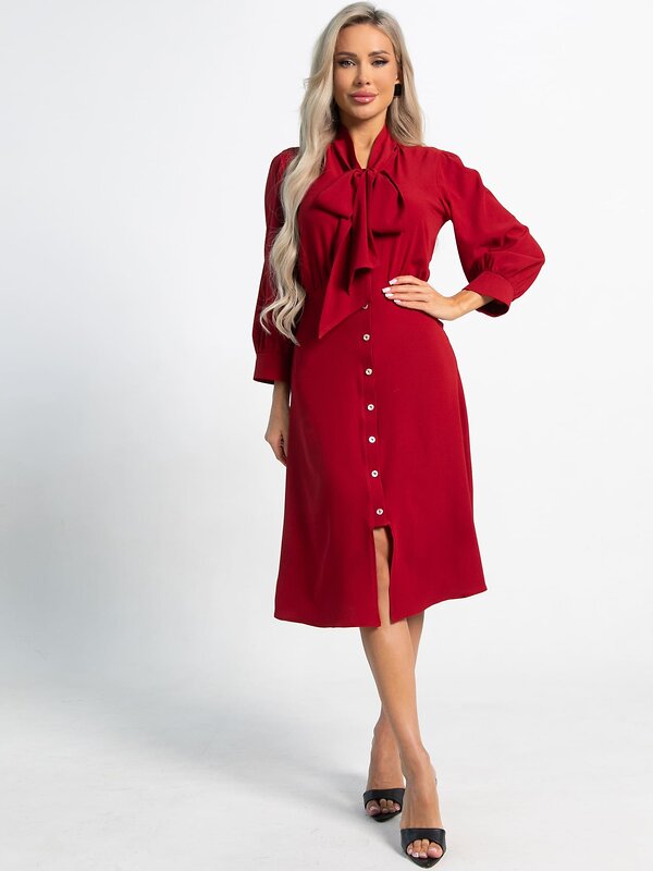 LT Collection Платье 590055 П15494-34М красный