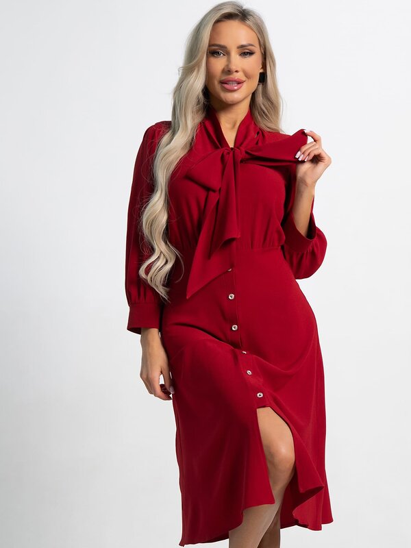 LT Collection Платье 590055 П15494-34М красный