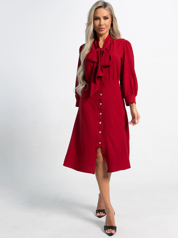 LT Collection Платье 590055 П15494-34М красный