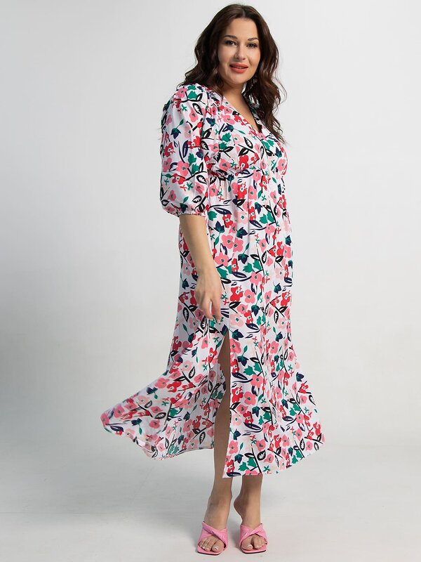 LT Collection Платье 590056 П15499-34М розовый