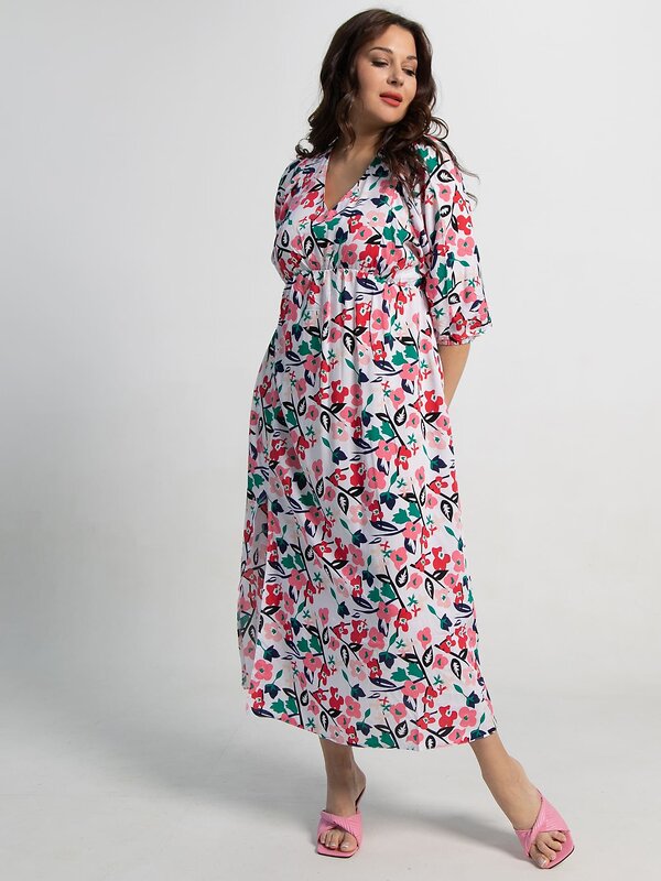 LT Collection Платье 590056 П15499-34М розовый