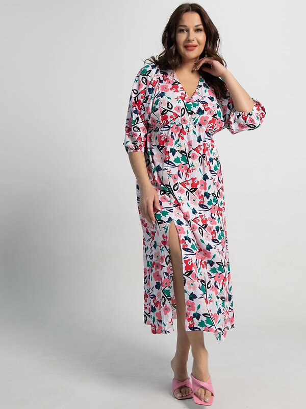 LT Collection Платье 590056 П15499-34М розовый