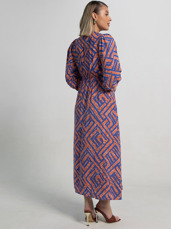 LT Collection Платье 590057 П15500-34М сине-оранжевый