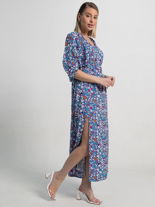 LT Collection Платье 590058 П15501-34М синий