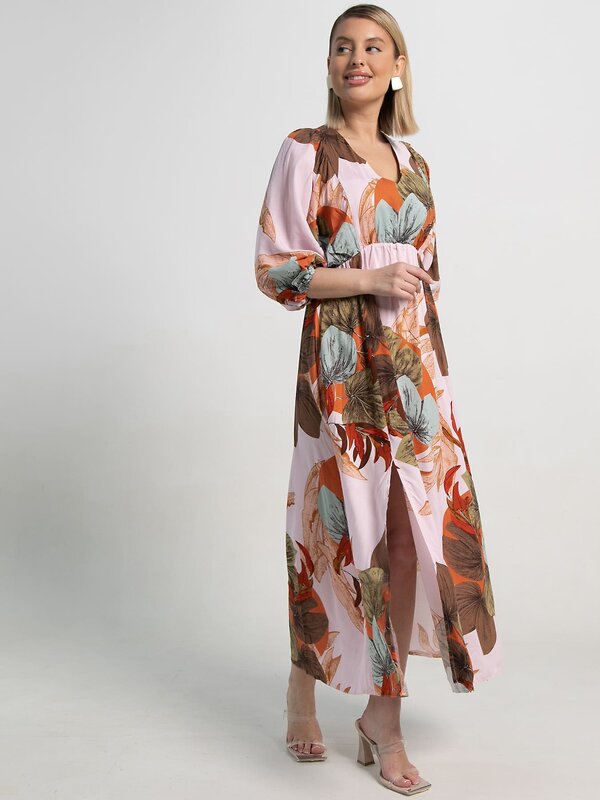 LT Collection Платье 590059 П15502-34М розовый/хаки