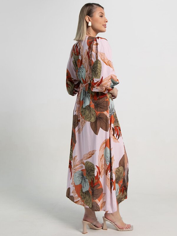 LT Collection Платье 590059 П15502-34М розовый/хаки