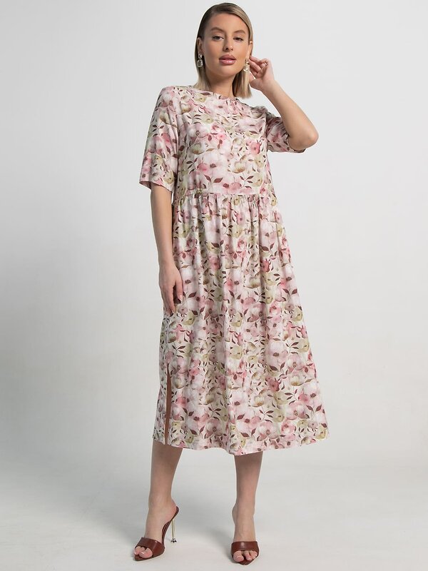 LT Collection Платье 590061 П15516-25М розовый