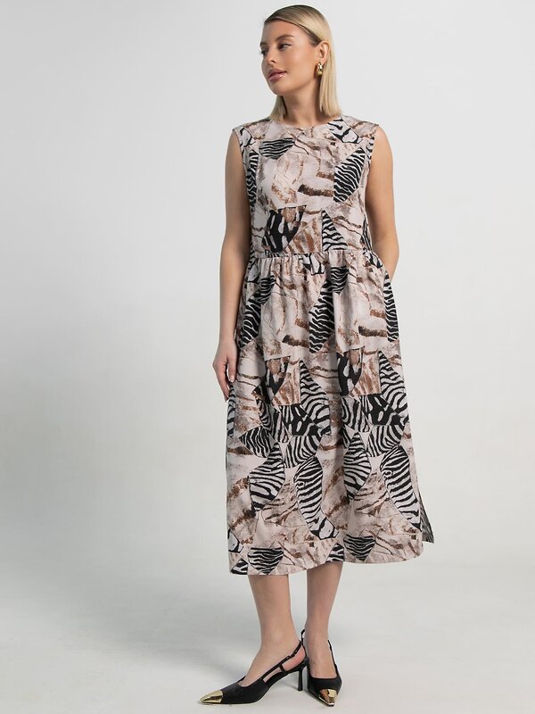 LT Collection Платье 590062 П15519-25М бежевый