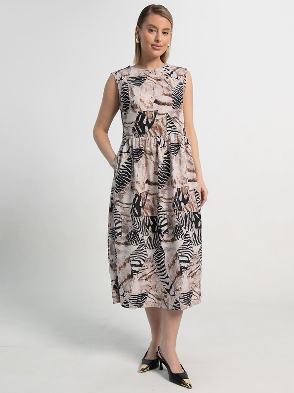 LT Collection Платье 590062 П15519-25М бежевый