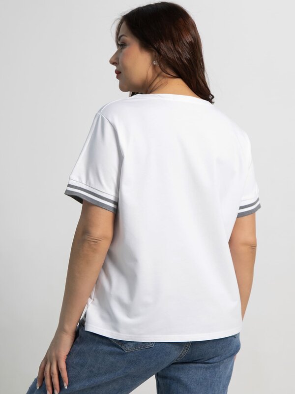 LT Collection Блуза 590065 Б15533-20М белый