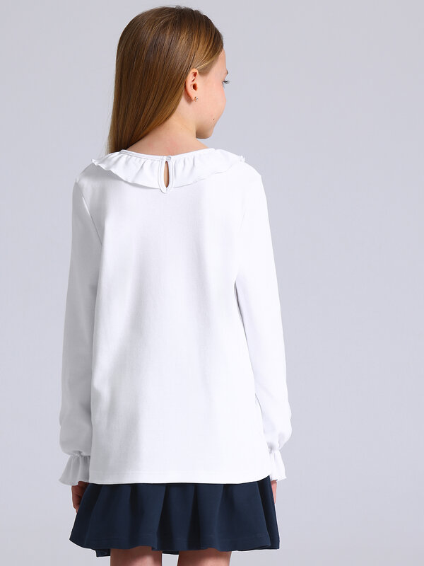 Апрель Блузка 590087 1ДДБД5034067 белый
