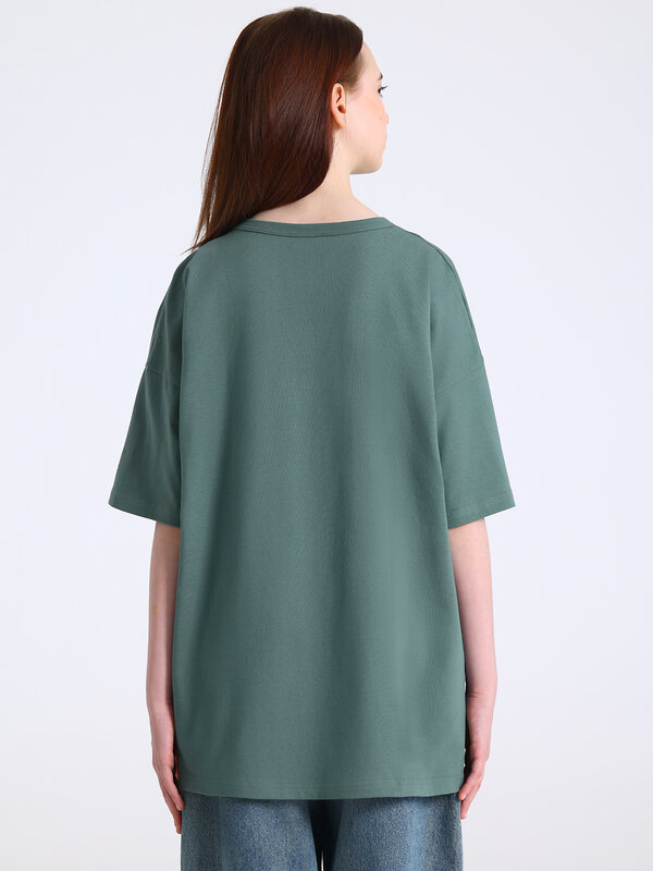 Апрель Футболка 590091 1ДДФК5009001 серо-зеленый