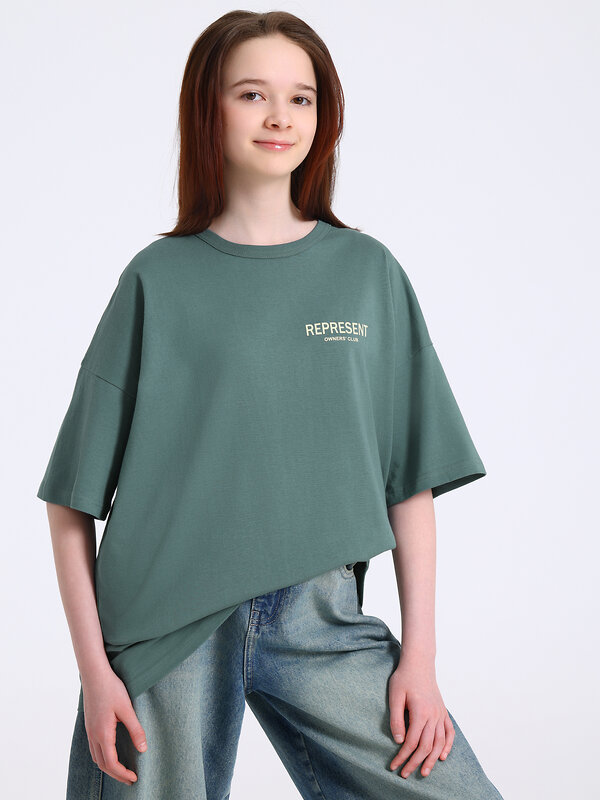 Апрель Футболка 590091 1ДДФК5009001 серо-зеленый