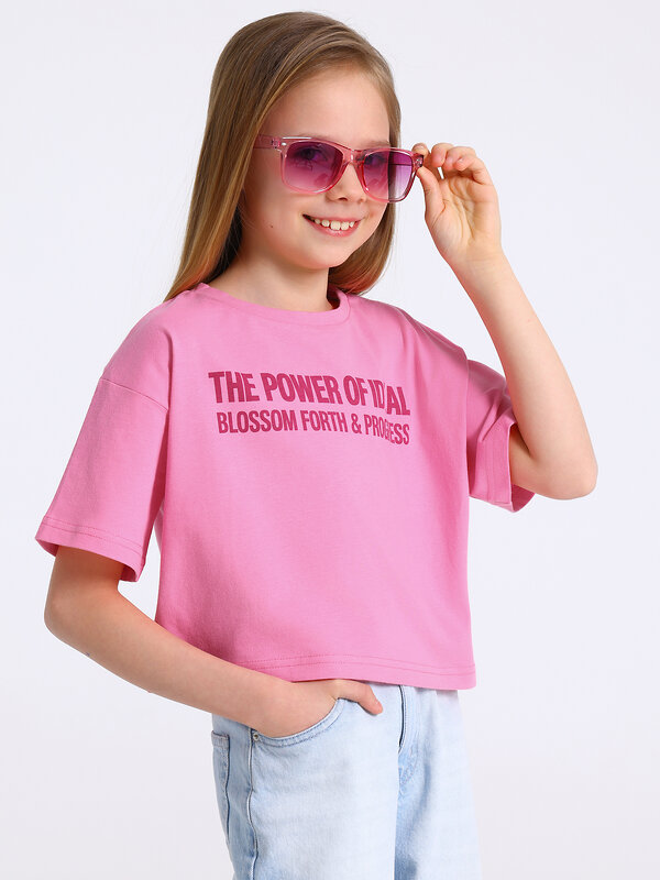 Апрель Футболка 590092 1ДДФК5015001 розовый