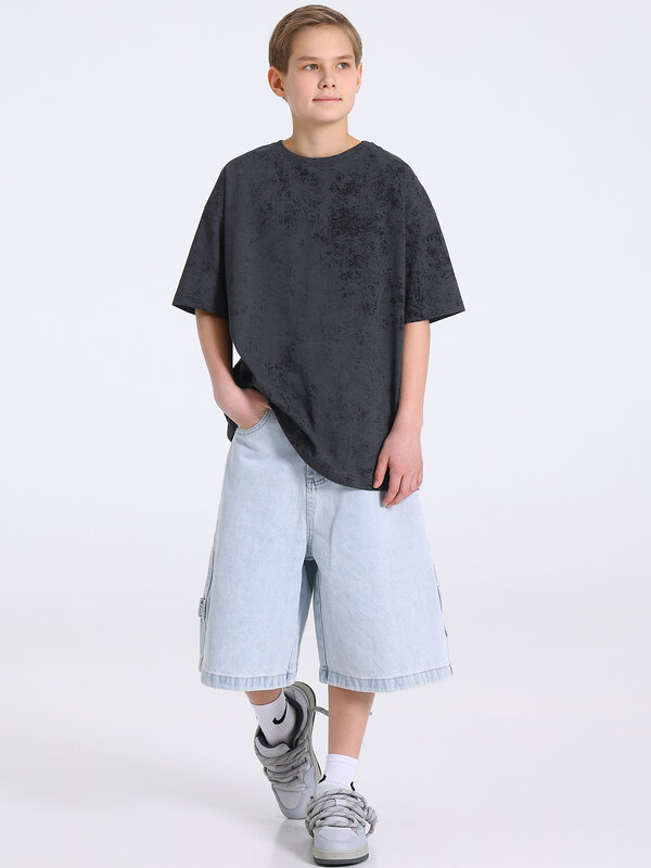 Апрель Футболка 590098 1ПДФК5108001н варенка темно-серый