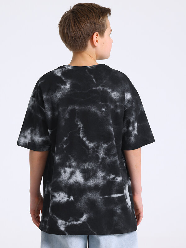 Апрель Футболка 590099 1ПДФК5108001н тай-дай на черном