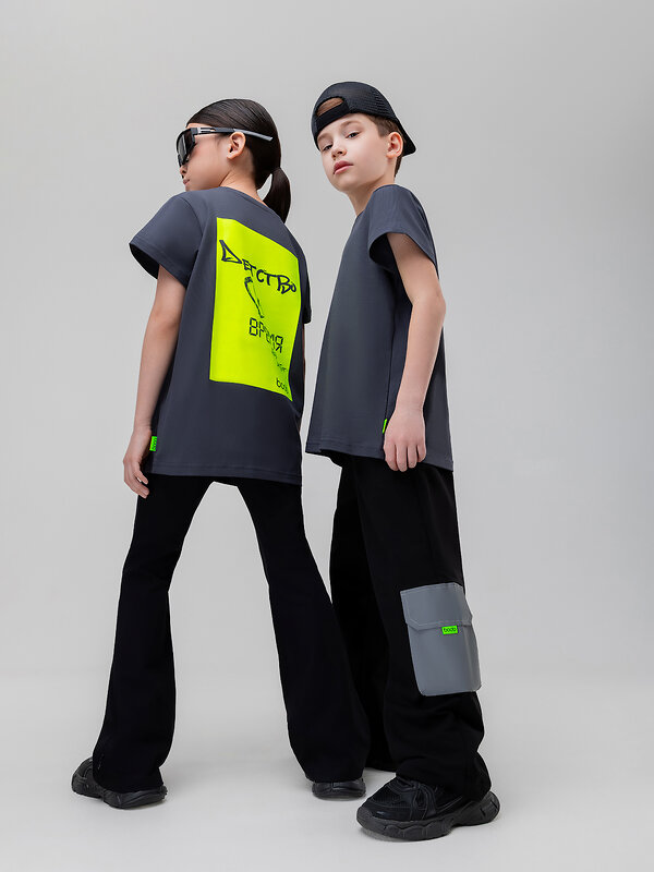 Bodo Футболка 590121 4-430MU темно-серый