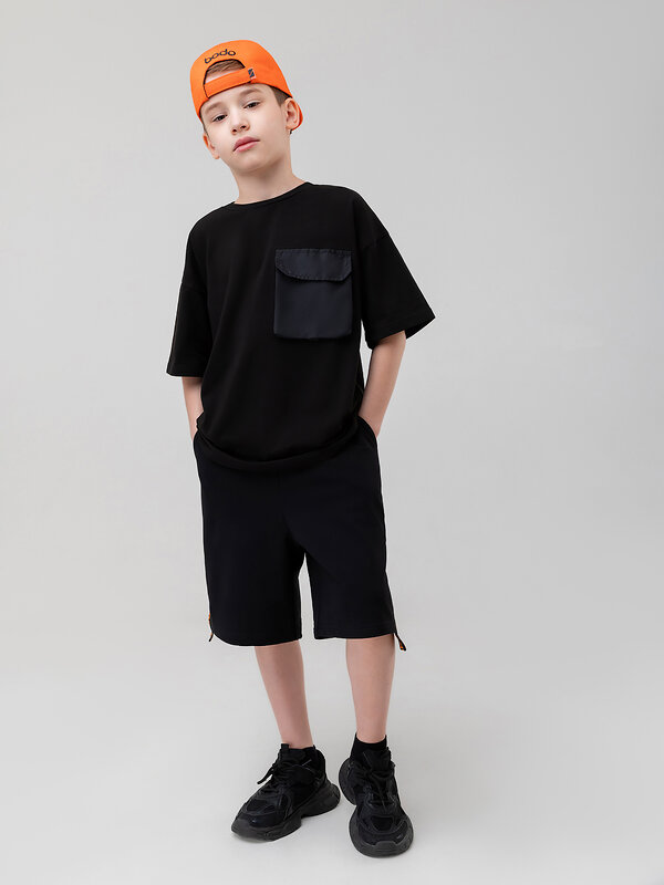 Bodo Шорты 590139 8-64МU черный (оранжевый)