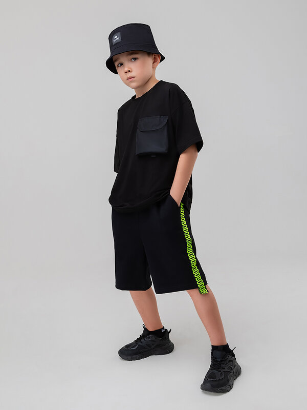 Bodo Шорты 590140 8-64МU черный (лимонный)