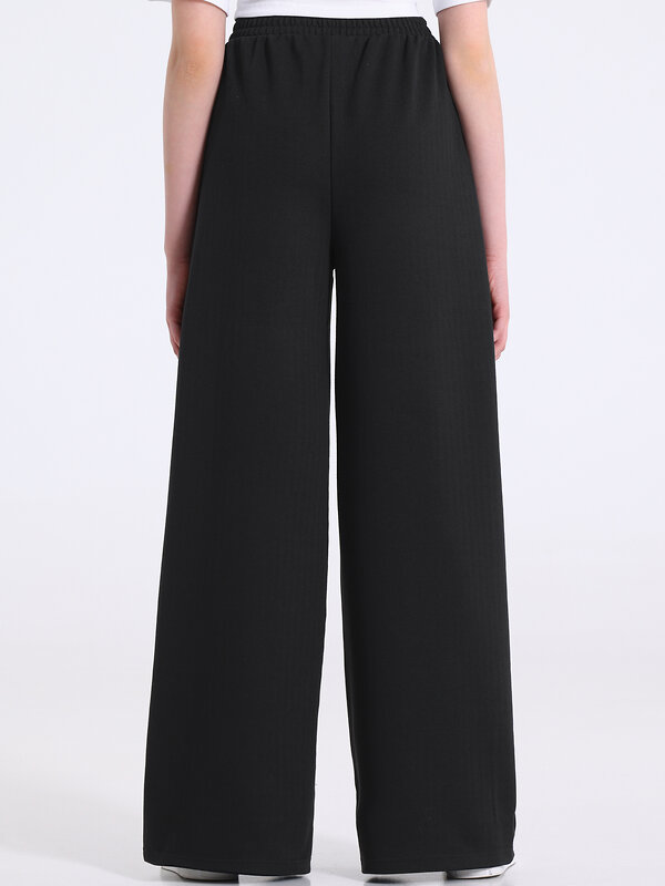 Апрель Брюки 590155 1ДББ4481176 твид елочка черный