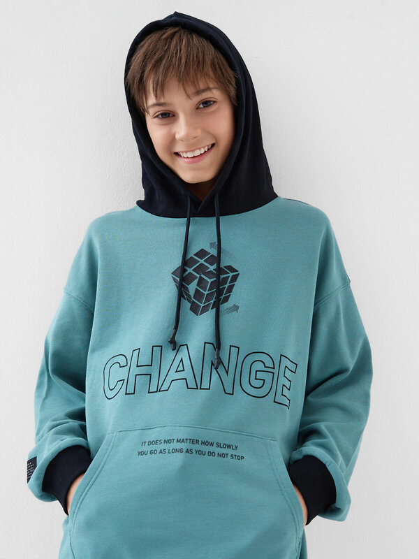PLAYTODAY Толстовка 590169 12611099 бирюзовый