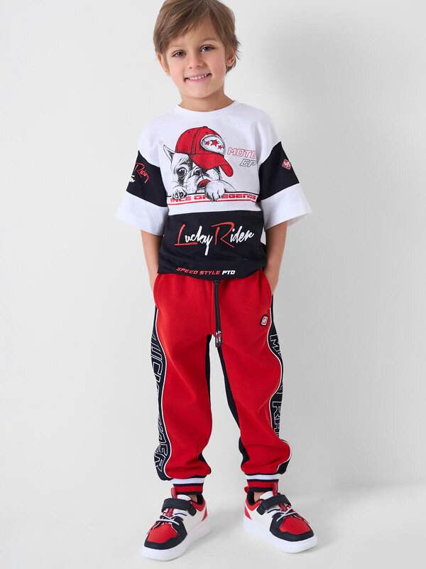 PLAYTODAY Брюки 590183 12612278 черный,красный