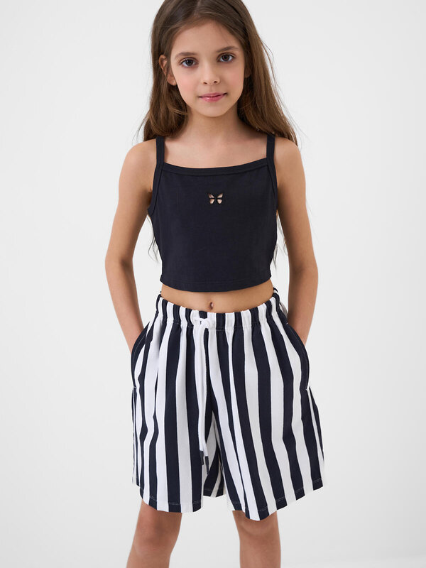 PLAYTODAY Шорты 590199 12621317 темно-серый,белый