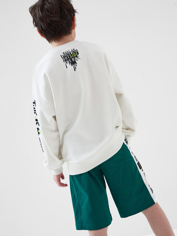 PLAYTODAY Шорты 590203 12611237 черный,темно-зеленый,белый