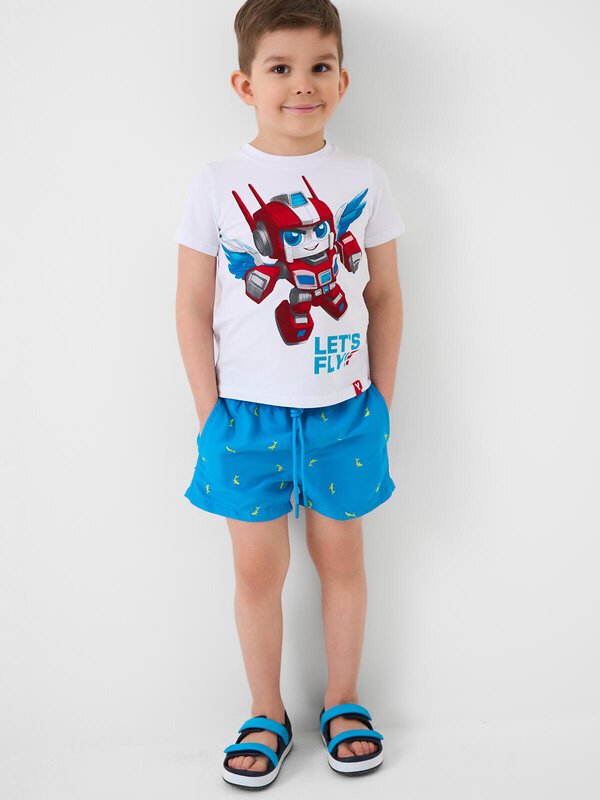 PLAYTODAY Шорты плавательные 590218 12612372 ярко-синий,светло-зеленый