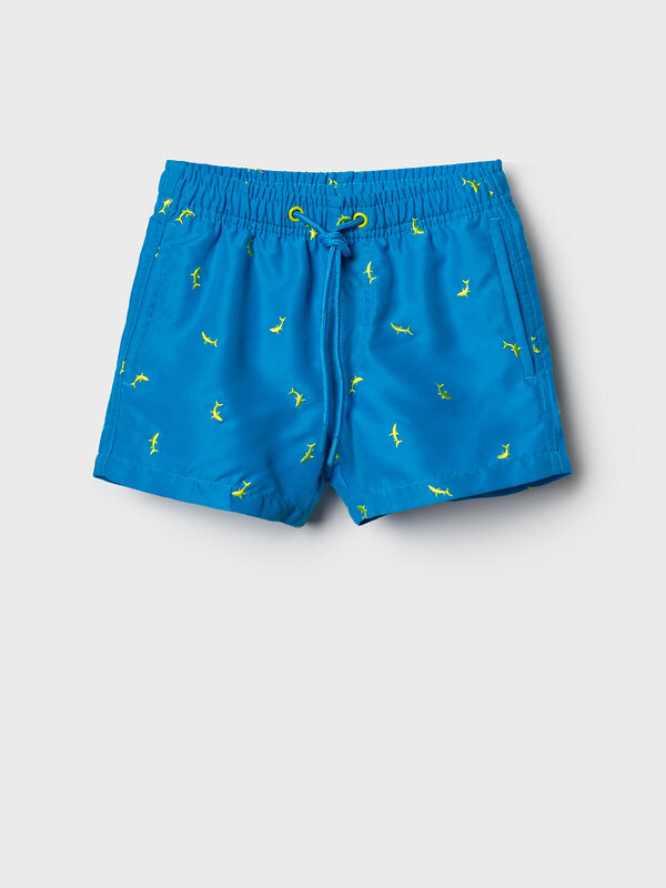 PLAYTODAY Шорты плавательные 590218 12612372 ярко-синий,светло-зеленый