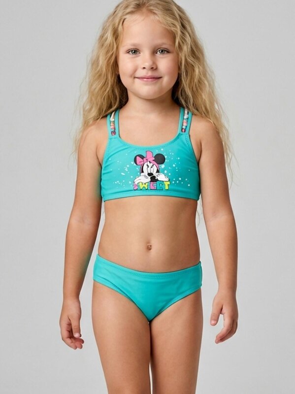 PLAYTODAY Купальник 590229 12622244 белый,бирюзовый,розовый