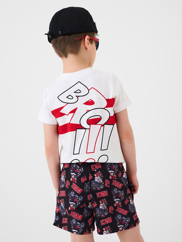 PLAYTODAY Шорты плавательные 590236 12612258 черный,белый,красный