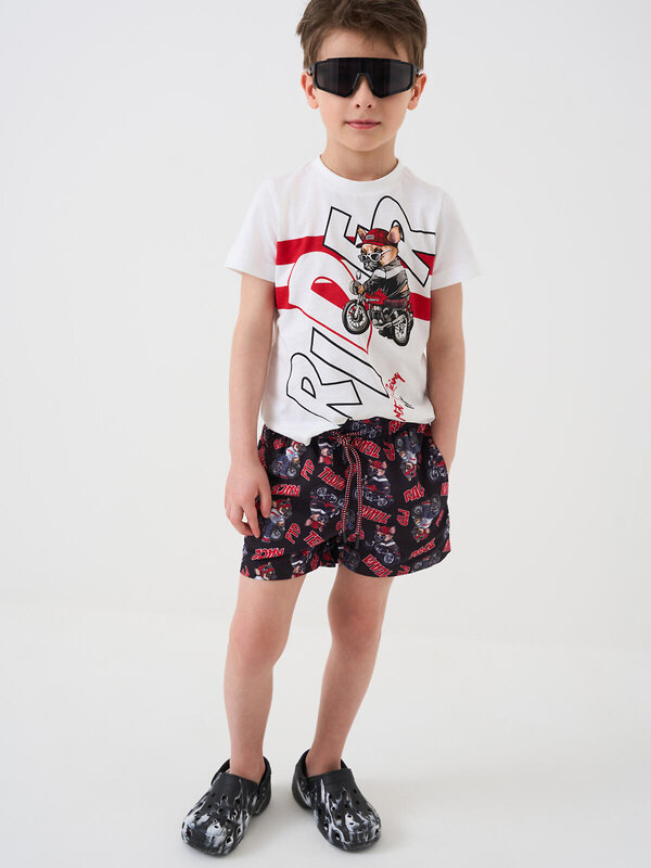 PLAYTODAY Шорты плавательные 590236 12612258 черный,белый,красный