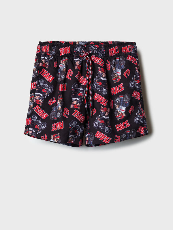 PLAYTODAY Шорты плавательные 590236 12612258 черный,белый,красный